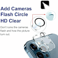 Miniatyrbild 2 av 4: 2-PACK iPhone 16 - Kamera 3D Härdat Glas Transparent