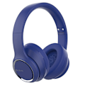 Miniatyrbild 1 av 9: Trådlösa Bluetooth HD 40mm hörlurar Devia Kintone Vikbara On-Ear - Blå Blå