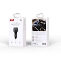 Miniatyrbild 6 av 6: XO Bluetooth FM Sändare med 1 X USBC, 2XUSB Billaddare Svart