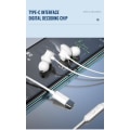 Miniatyrbild 5 av 5: USB-C In-Ear Hörlurar med Mikrofon iPhone 15,16 /Samsung /Android Svart
