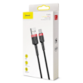Miniatyrbild 5 av 5: 3m USB-C Snabbladdning Laddningskabel Samsung / Android Baseus Svart