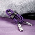 Miniatyrbild 4 av 5: Snabbladdning iPhone Lightning kabel för iPhone / iPad - 100cm Blå
