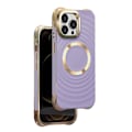 Miniatyrbild 3 av 3: iPhone 15 PRO - Circle Glam Mag MagSafe-kompatibel Skal Lila Lila