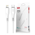 Miniatyrbild 1 av 4: Snabbladdning iPhone PD 18W kabel  iPhone 11/12/ 13 / 14 -1M Vit