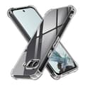 Google Pixel 9a - Bumper Extra Stöttåligt Slim Mjuk Skal Transparent