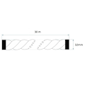 Miniatyrbillede 8 af 8: Jute reb 32mm 30 meter 32 mm