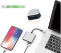 Pikkukuva 4 / 5: USB C - HDMI -moniporttisovitin, USB Type-C - 4K HDMI / USB 3.0 & USB-C PD -pikalatausportti, digitaalinen AV-sovitin