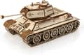 3D Træpuslespil til voksne, DIY Tankmodel, Kreativ Samlemodel til voksne, DIY Samlepuslespil, Træhåndværkssæt til juledag