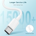 Miniatyrbilde 2 av 5: 100W Type-C til Type-C Datakabel [3-pakning] Kompatibel med iPhone 15/16 Hurtigladekabel, 2 meter lang Type-C til Type-C Strømkabel
