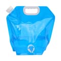 Vattenpåse för utomhusbruk, bärbar hopfällbar dricksvattenförvaringspåse, campingpicknickbehållare, korgförvaringspåse, 10L, blå. 3-pack