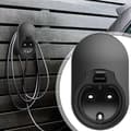 Miniatyrbillede 6 af 7: EV-opladerhylsterdock - EV-opladerholder - Kabeldock til Type 2 ladekabel - Ladekabelholder - EV-ladekabel - Ladekabelkrog