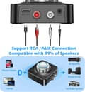 Miniatyrbillede 3 af 7: Home Stereo Bluetooth-modtager, RCA Bluetooth-adapter til gamle modtagere med 3D-surroundlyd