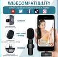 Miniatyrbillede 2 af 8: Professionel Trådløs Mini Mikrofon til iPhone - Lavalier Bluetooth Mikrofon til Videooptagelse, Mini Mikrofon til Indholdsskabere Podcasting