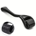 Derma Roller för Hår Skägg Ansiktshud Kropp Hårbotten 540 Mikronålar för Män Kvinnor, 0.5mm Black