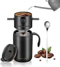 Kaffebryggningsset, portabelt kaffebryggningskit, perfekt för resor och camping.