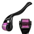 Derma Roller för Hår Skägg Ansiktshud Kropp Hårbotten 540 Mikronålar för Män Kvinnor, 0.5mm Purple