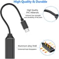 Pikkukuva 7 / 7: USB C–HDMI-sovitin 4K, USB Type C–HDMI-sovitinkaapeli [yhteensopiva Thunderbolt 3:n kanssa (musta)]