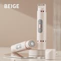 Miniatyrbillede 1 af 5: Multifunktionel hårfjerningsenhed til kvinder, USB Type-C genopladelig, hårfjerner til hele kroppen til ben, arme, armhuler, bikini, øjenbryn (E-beige)