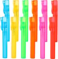 12 stk. mini sprayflasker farvede parfumeflasker pen parfumeflasker bærbare tomme sprayflasker