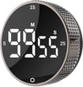 Uppgraderad digital kökstimer – Magnetisk nedräkningstimer med stor LED-display, 3 förinställda tider och 3 volymnivåer.