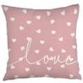 Love Heart Kuddar Kuddfodral, 45x45cm Mjuka Kuddfodral för Soffa Sovrum Vardagsrum 45x45cm