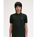 Miniatyrbild 3 av 4: Fredperry Fp Plain Polo Shirt Fred Perry Grön M