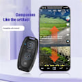 Miniatyrbillede 5 af 5: Genopladelig Bluetooth Fjernbetjening Trådløs Controller Kamerastick Udløser til Telefoner E-bog Sidevend A