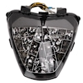 Miniatyrbilde 2 av 5: Motorsykkel LED Baklys IP67 Vanntett Høy Temperaturbestandig Erstatning for CBR300R CB300F CBR250R Røykfarget Linse