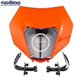 Miniatyrbillede 1 af 4: Motorcykel LED Forlygte Forlygte Hovedlys Til Ktm Exc Excf Sxf Xc Xcw Xcf Mx Dirt Bike Universal Enduro Supermoto Kåbe F LEDOrange
