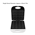 Miniatyrbilde 5 av 5: Donutmaskin 1400W 16 Donuts Non-Stick Mini Pannekakemaskin for Frokost Snacks Desserter