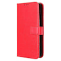 Miniatyrbilde 5 av 5: For Oppo K12x 5G/ OnePlus Nord CE 4 Lite 5G Telefondeksler Støtsikkert Lær Flip Cover Red