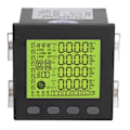 Miniatyrbillede 1 af 5: 3-faset Strømmåler Multifunktionel Volt Strøm Energimåler Elektrisk Forbrugsovervåger AC380V 5A Område AC220V