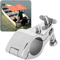 Miniatyrbillede 5 af 5: 2 stk. rustfri stålrørsklemme, øvre kæbe, glidende hængslet hardware, hængsel, øvre kæbe, glidende marinebeslag