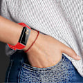 Pikkukuva 5 / 5: Rannekello Hihna Yhteensopiva Redmi/yhteensopiva Xiaomi Mi Band 4c Paksuuntunut Turvallinen Tpu Vaihto Älykellon Ranneke Kaesi Black