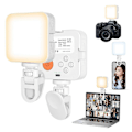 Miniatyrbilde 4 av 5: LED Lomme Lampe Bærbar Oppladbar Mini Fyllelys for Videoopptak Sminke Kamera Laptop Selfie Lys, B