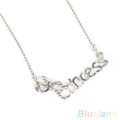 Pikkukuva 5 / 5: Muoti Rhinestone Crown Words -ketjukaulakoru