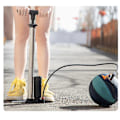 Miniatyrbillede 3 af 5: Cykepumpe Bærbar Inflator, Gulvstående Cykelpumpe, Multi-Purpose Letvægts Cykel
