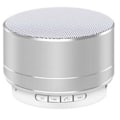 Miniatyrbillede 2 af 5: A10 Mini Bluetooth Højttaler Bærbar Udendørs Cannon Subwoofer Lydboks Understøtter TF Kort Sølv