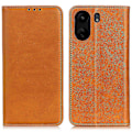Miniatyrbillede 1 af 5: Til Xiaomi Redmi 13c Etui Split Læder Magnetisk Auto-absorberende Telefoncover Brown