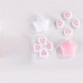 Miniatyrbilde 4 av 4: Love Silikon Myk D-Pad Knapp ABXY Tast Klistremerke Skin Case for Tommelspak Grephette Deksel, A