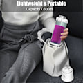 Miniatyrbild 2 av 5: Portabel Blender 600ml Personlig Storlek Juicekopp för Shakes och Smoothies med 6 Blad 150 Watt Vattentät Uppladdningsbar Handhållen Blenderkopp för Resor