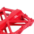 Miniatyrbild 3 av 4: Mountainbikepedaler Aluminiumlegering Stabil Ihålig Design Lätt Vikt Hög Hållfasthet Bred Landsvägscykel Pedalset Röd
