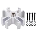Miniatyrbillede 1 af 5: 1in Aluminium Radiator Blæser Spacer Kit 1210 Erstatning for GM CHEVY SBC BBC Kort Lang Vandpumpe