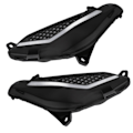 Miniatyrbilde 2 av 5: 2 stk. Motorsykkel Blinklys Venstre Høyre Vanntett Super Sterk LED Pilotlampe Erstatning for RS150R RS150 V1 V2 Rødt Øye Hvitt Lys