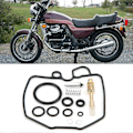 Miniatyrbilde 5 av 5: 2 Sett Forgasser Reparasjonssett Forgasseroverhaling Passer Honda CX650C/GL650/Silverwing