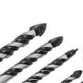 Miniatyrbild 3 av 5: Borrbits Cementerad Karbid Enkel Dubbel Spår Hålborrningsverktyg Set Kit för Kakel Glas 10st Set