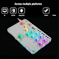Miniatyrbillede 3 af 5: Fighting Stick Arcade Keyboard Controller Håndtag Arcade Joystick Fighting Rocker til // Switch PC