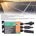 Miniatyrbillede 4 af 5: GMI 260W Sinusbølge Solcelleinverter Aluminiumlegering Solcelle Micro Grid Tilsluttet Inverter med Temperatursensor til Generationssystem AC