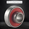 Pikkukuva 4 / 4: 10 kpl 608 - Longboard Integroitu Laakeri Rullalaudan Pyörän Laakeri Inline Rullaluistimen Laakeri 8X22X12.6mm, Punainen