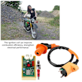 Miniatyrbilde 2 av 5: 6-pins CDI Justerbar DC Ytelse Tennplugg Coil for GY6 50cc 250cc Scooter Moped ATV Del